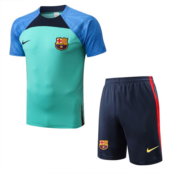 Camiseta Entrenamiento Barcelona Conjunto Completo 2022/23 Verde